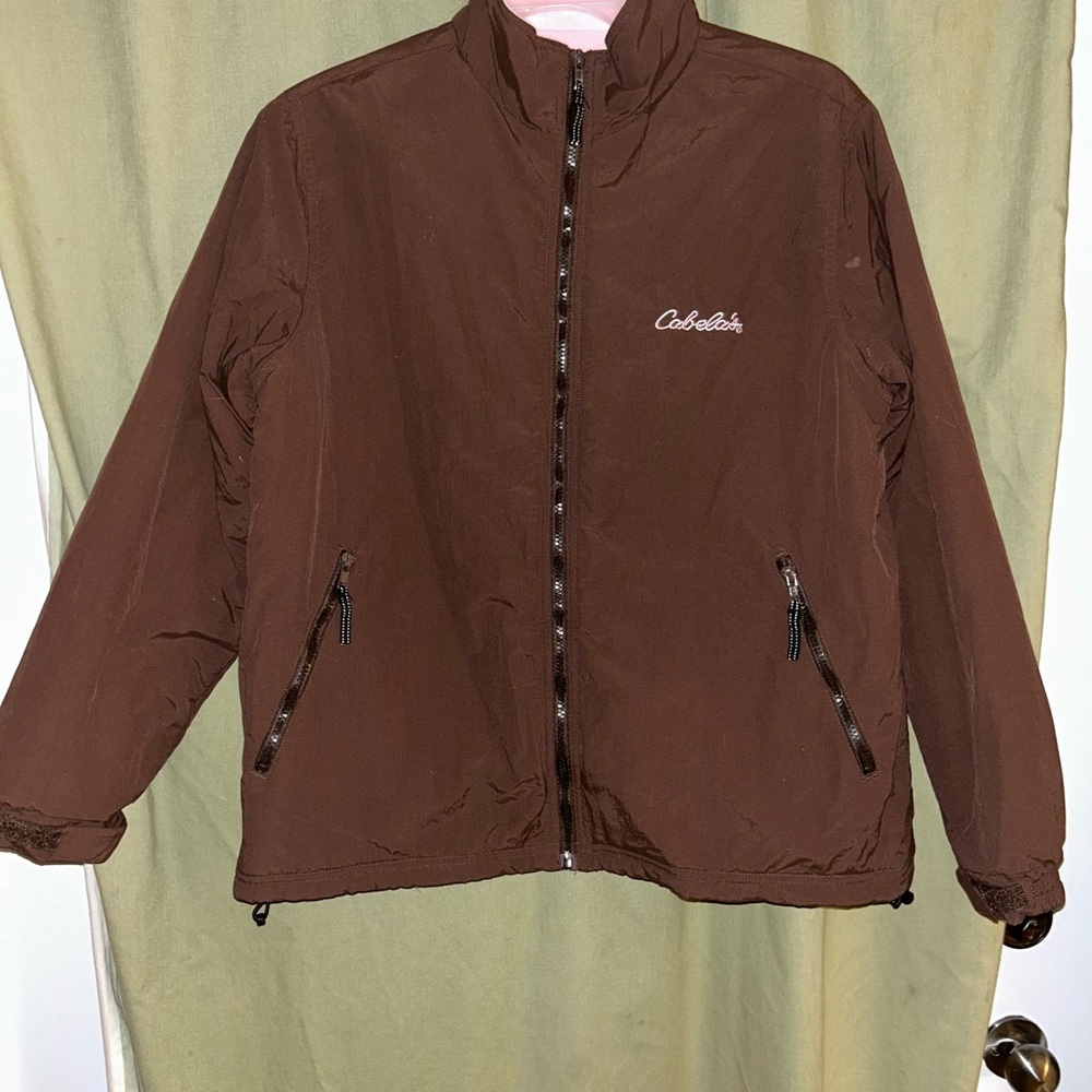 Cabela's Pink and Brown Fleece Jacket